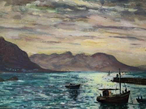 BEAUTIFUL 50's FRAMED WILLIAM GREEN OIL!! *STUNNING DETAIL*