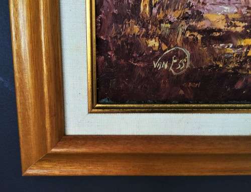ORIGINAL OIL PAINTING SIGNED: "VAN ESS" *INVESTMENT ART*