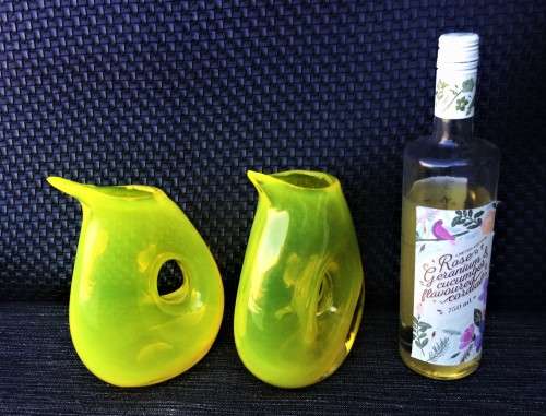 PAIR OF POLS POTTEN COLLECTABLE GLASS JUGS!