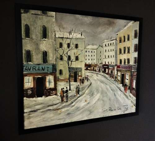 FRAMED SIGNED ORIGINAL PAINTING OF PARIS! *LOVELY ARTWORK*