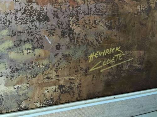 *HENDRICK CLOETE* STUNNING MASSIVE ORIGINAL OIL PAINTING ON CANVAS!!