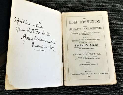 ANTIQUE 1800`s COLLECTION OF RELIGIOUS BOOKS!