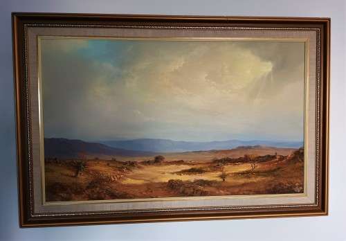 DANIE VAN NIEKERK (1931 - 2003), LARGE SAVANNAH SCENE! *INVESTMENT ART* *VALUABLE*