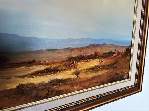 DANIE VAN NIEKERK (1931 - 2003), LARGE SAVANNAH SCENE! *INVESTMENT ART* *VALUABLE*