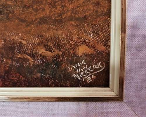 DANIE VAN NIEKERK (1931 - 2003), LARGE SAVANNAH SCENE! *INVESTMENT ART* *VALUABLE*