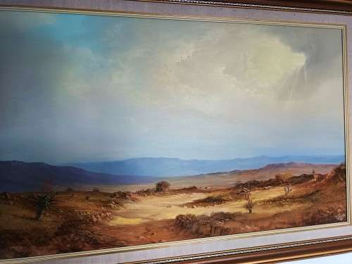 DANIE VAN NIEKERK (1931 - 2003), LARGE SAVANNAH SCENE! *INVESTMENT ART* *VALUABLE*