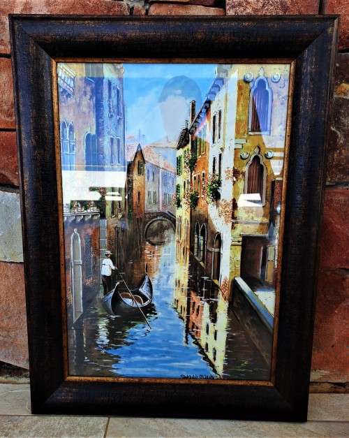 STUNNING ORIGNAL FRAMED WATER COLOUR BY ARTIST STEFANIA MARCHI!