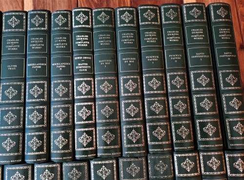 COMPLETE 36 BOOK COLLECTION OF THE WORKS OF CHARLES DICKENS!!