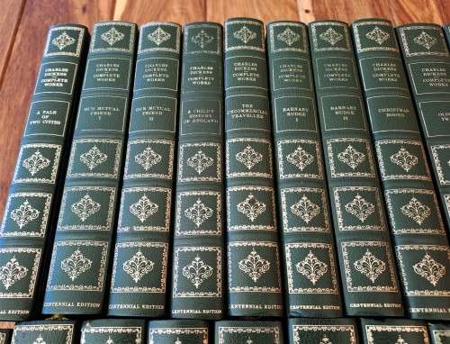 COMPLETE 36 BOOK COLLECTION OF THE WORKS OF CHARLES DICKENS!!