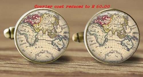 Worldmap Cufflinks