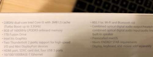 Late 2014 Mac Mini - Unused