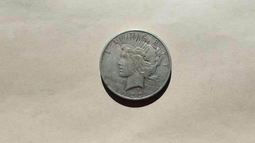 1923 Silver USA Peace Dollar