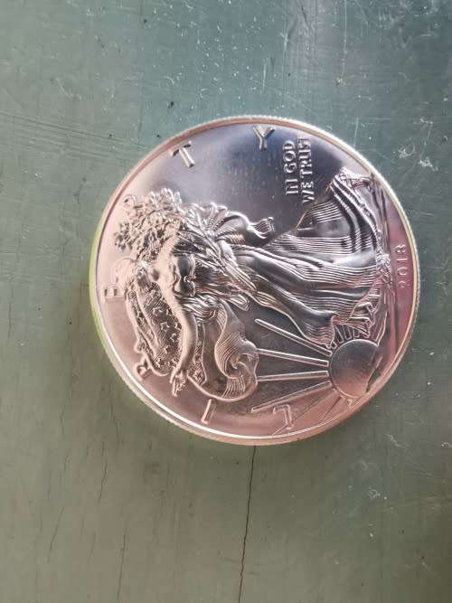 Silver Eagles - in plastic capsules