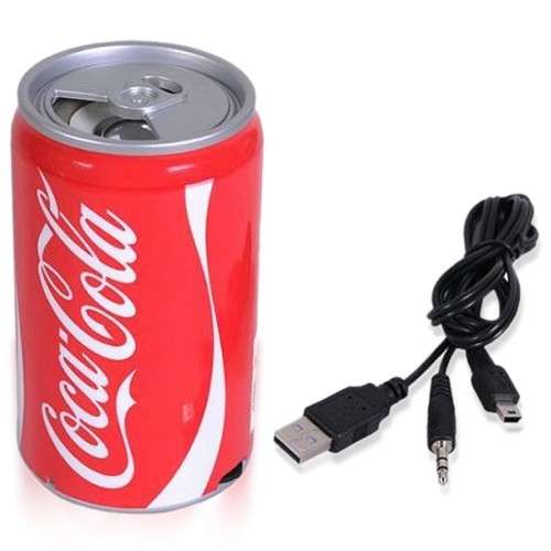 *** COCA COLA CAN MULTIMEDIA MP3 WITH SPEAKER *** CHECK THIS OUT *** 7 ON AUCTION ***