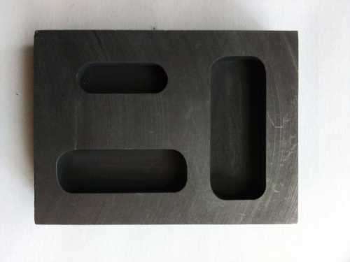 Graphite-1/4-- 1/2-- 1 Troy ounce Gold or Silver Bar Crucibal