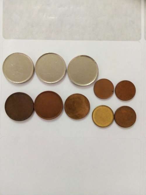10 Blanks Coins as per photo AWESOME!!!