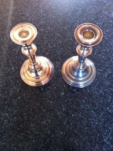 A PAIR OF COPPER-EPNS CANDLE STICK HOLDERS WOW!!!