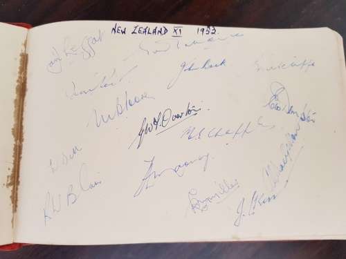 Autograph book Cricketers 1950-1953