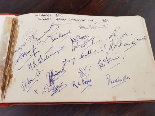 Autograph book Cricketers 1950-1953