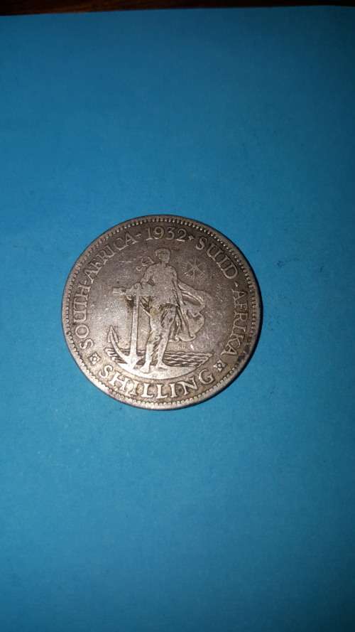 South african 1932 one shilling
