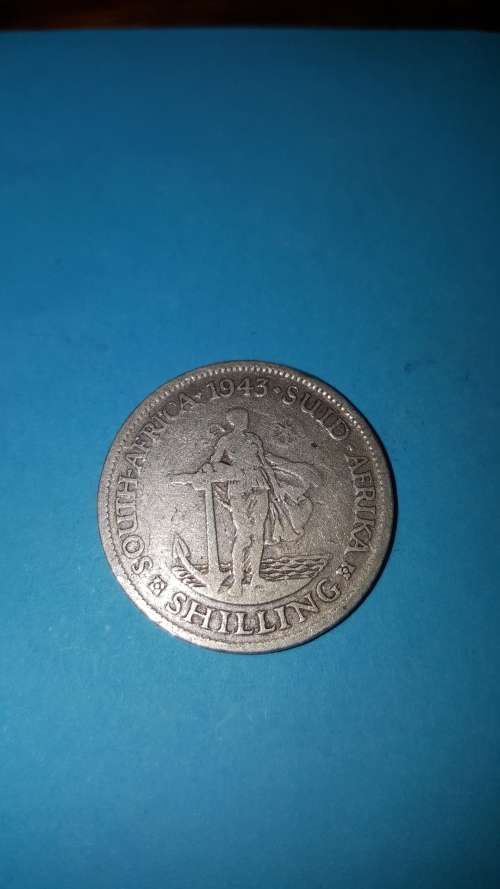 1943 South africa one shilling