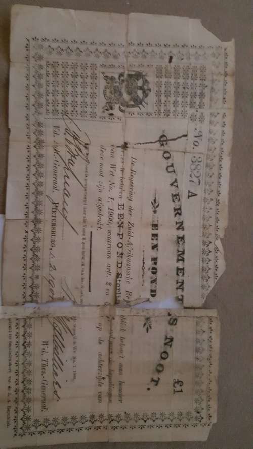 ZAR 1 Pound and union 1Pound both for one bid not in good condition