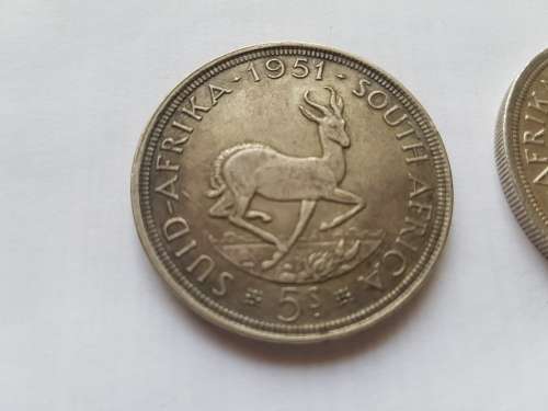 2x 5Shillings 1951 and 1952