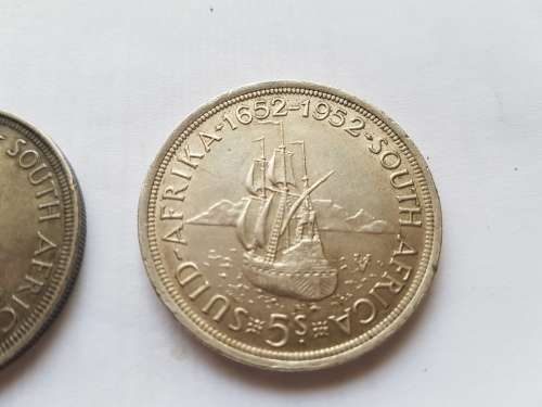 2x 5Shillings 1951 and 1952