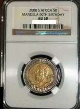 21 x Mandela Graded R5... NGC... 1994, 2008.. 1 Price 4 all