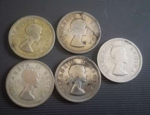 30 x SA 2.5 Shillings... As a lot.. Check pictures and condition