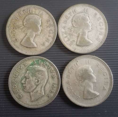 30 x SA 2.5 Shillings... As a lot.. Check pictures and condition