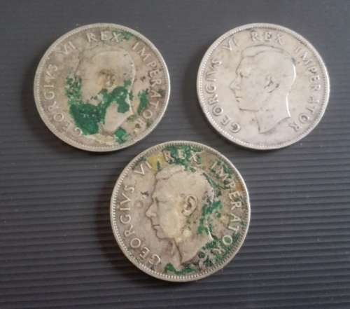 30 x SA 2.5 Shillings... As a lot.. Check pictures and condition