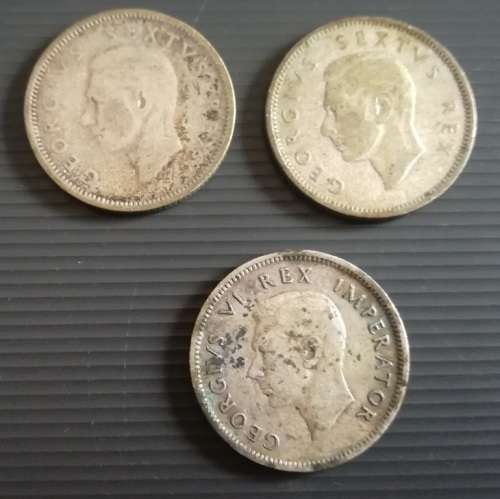 21 x SA 1 Shillings... As a lot.. Check condition