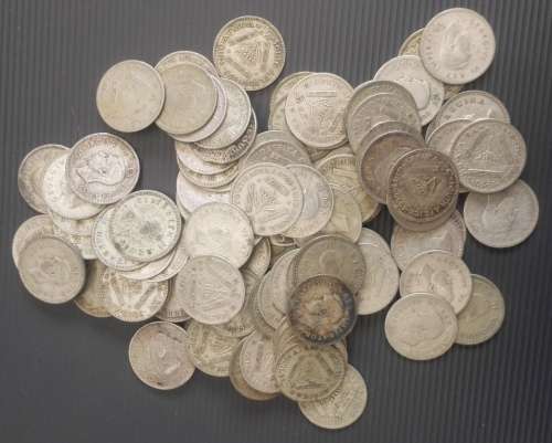 150 x SA 3 pence.. 1937 upwards.. As a lot...