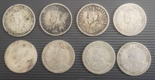 14 x SA 6 pence.. 1925, 26, 27, 30.... As a lot...