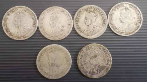 14 x SA 6 pence.. 1925, 26, 27, 30.... As a lot...