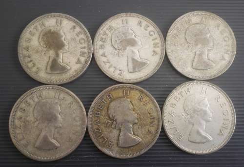 30 x SA 2.5 Shillings... As a lot.. Check pictures and condition