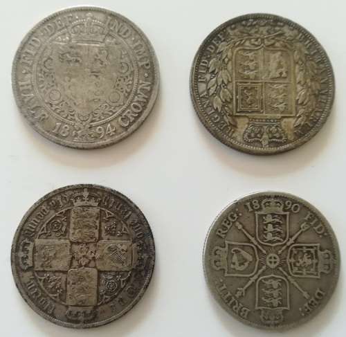 12 x very old British Coins... 1800's.. Some rarities.