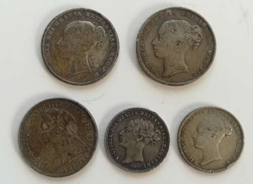 12 x very old British Coins... 1800's.. Some rarities.
