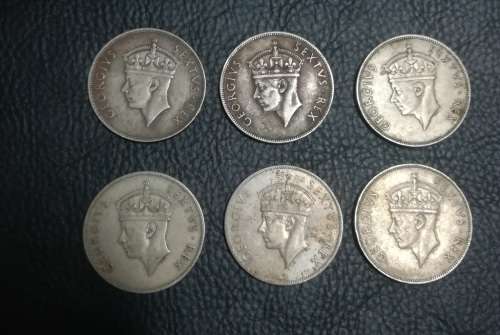 17 x East Africa 1 shilling.. As a lot