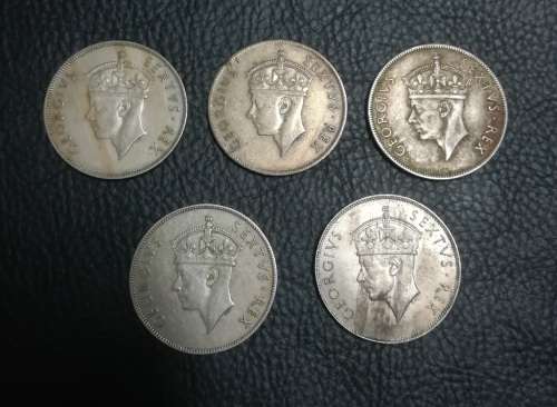 17 x East Africa 1 shilling.. As a lot
