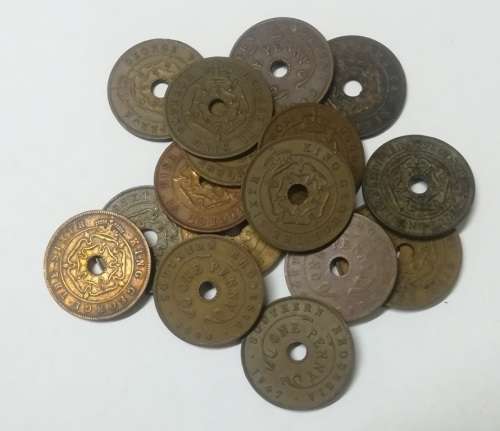 17 x Southern Rhodesia 1 Penny... As a lot