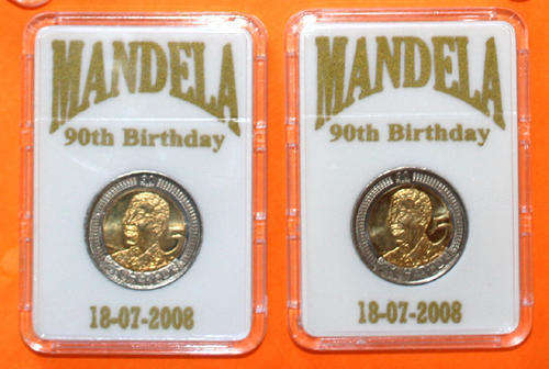### UNC MANDELA 2008 COINS IN SLABS ###