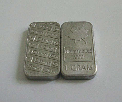 1 GRAM .999 TITANIUM BULLION INVESTMENT BAR!!!