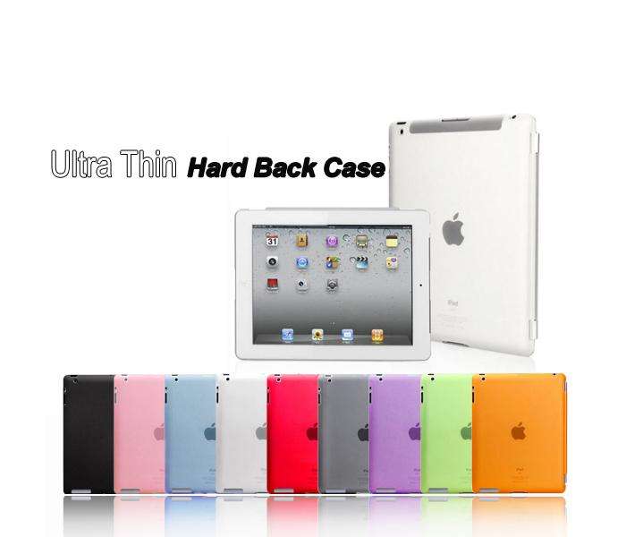 ** IN STOCK** SNAP ON HARD PLASTIC BACK COVER FOR IPAD 2 & 3 - VARIOUS COLOURS