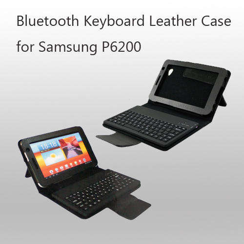 **FREE STYLUS**   7 inch 2 in 1 Bluetooth/ USB Keyboard Leather Case Cover  Samsung Galaxy  P6200