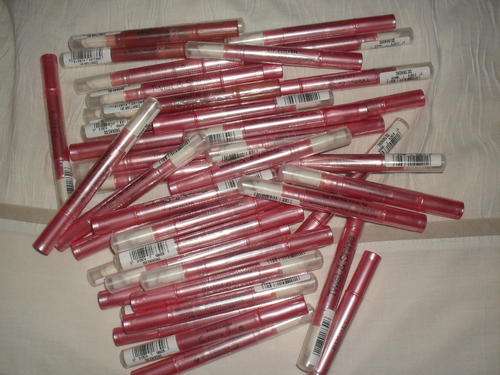 10 PIECE WHOLESALE LOT OF RIMMELTWIST AND SHINE LIP POLISH- SWINGING