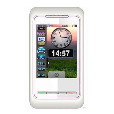 *** LOCAL STOCK ***  H8 Mini Touch Screen Mobile Phone (Blue Trim)