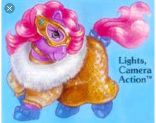 Vintage G1 My Little Pony Wear "Lights Camera Action"