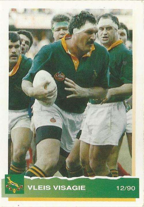 1994 Rugby Trading Card Vleis Visagie